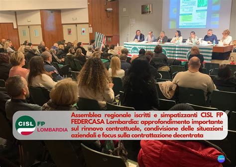 Cisl Fp Lombardia Organizzazione Sindacale