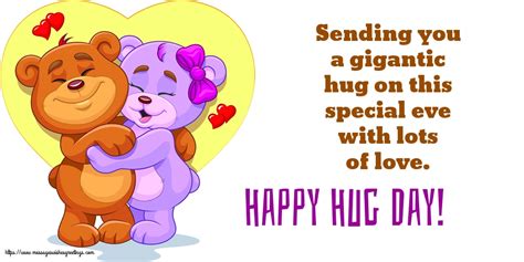 Greetings Cards For Hug Day Happy Hug Day