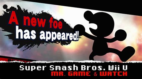 Super Smash Bros Wii U How To Unlock Mr Game And Watch And Stage Youtube