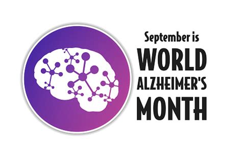 September Adalah Konsep World Alzheimers Month Templat Untuk Latar