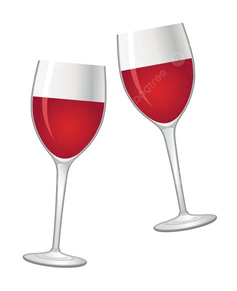 Red Wine Glasses Vector Hd Images Glasses With Red Wine Wine Drink