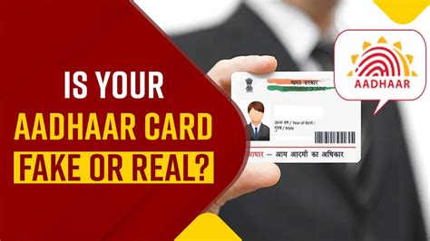 Aadhaar Card Tips How To Identify If Your Aadhaar Card Is Real Or Fake