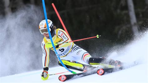 Alpine Ski WM in Courchevel Slalom der Männer der zweite Lauf von