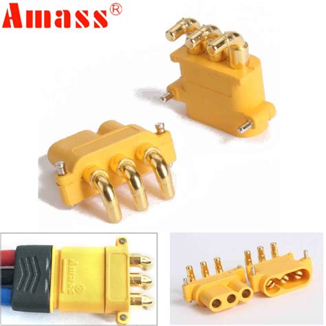 X Amass Mr Pw Connector Plug With Sheath Female Male For Rc Lipo