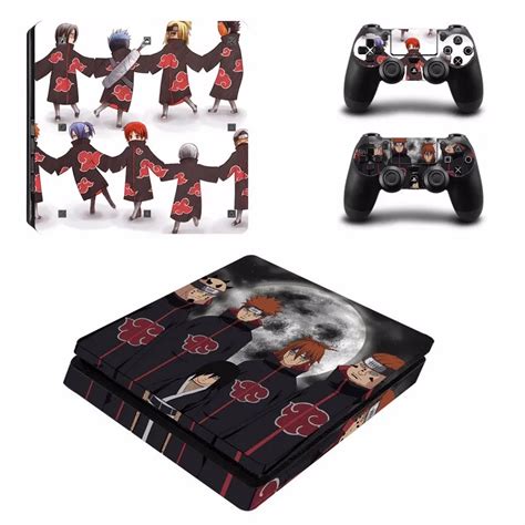 Anime Naruto PS4 Slim Skin Sticker For PlayStation 4 Console And