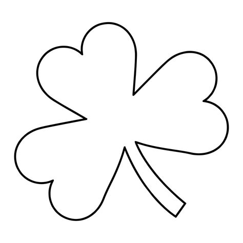 Shamrock Stencil Template Christmas Stencils Free Stencils