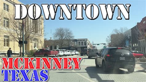 McKinney Texas 4K Downtown Drive YouTube