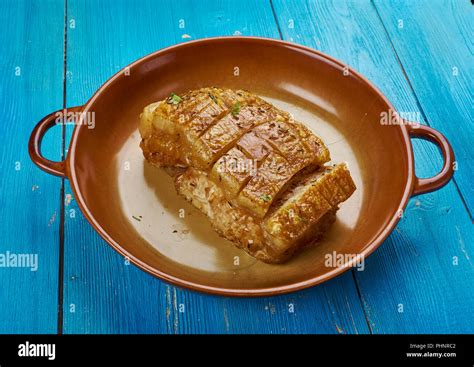 Schweinebraten German Pork Roast Stock Photo Alamy