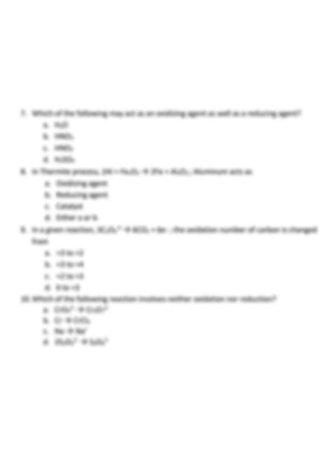 SOLUTION Electrochemistry Assignment With Answers Chemistry Studypool