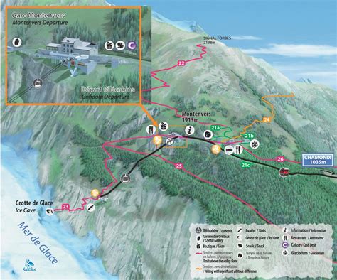 Montenvers Summer Map Ontheworldmap