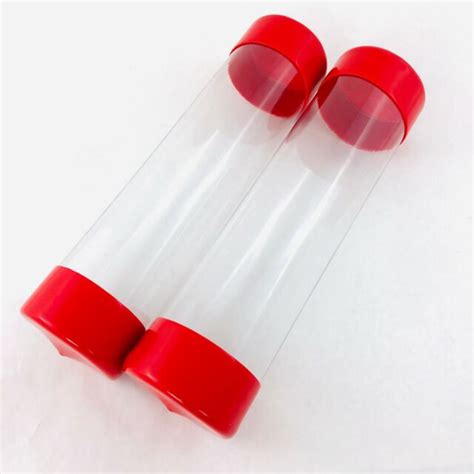 Clear Plastic Tube With End Caps For Crafts