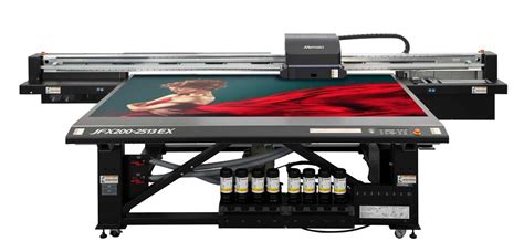 2 Boyutun Ötesinde Mimaki JFX200 2513 EX UV Baskı Makinesi FESPA Europe