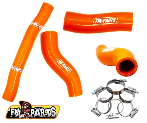 Fm Parts Silicone Radiator Hose Kit KTM Husqvarna 250 300 2020 2023