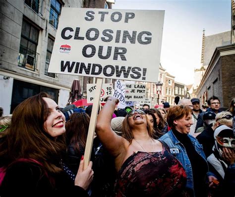 Amsterdam Prostitutes Protest Closure Of Their Windows The Boston Globe