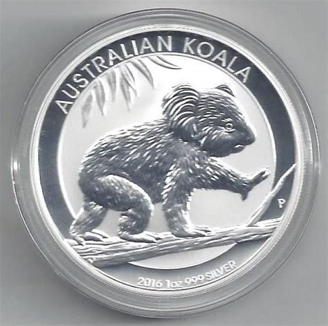 sehr schöne 1 Silber Unze 31 1 Gramm 999 Fine KOALA 2016 Kaufen auf