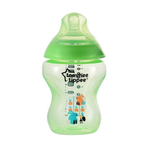 Tommee Tippee Closer To Nature Tinted Baby Feeding Milk Bottle With