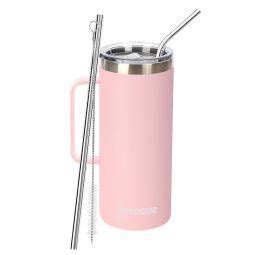 Ezprogear Oz Stainless Steel Carnation Pink Cherry Red Tumbler