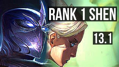 SHEN Vs CAMILLE TOP Rank 1 Shen 2 2 21 300 Games EUW