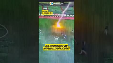 Pria 30 Tahunan Asal Subang Tewas Tersambar Petir Saat Bermain Bola