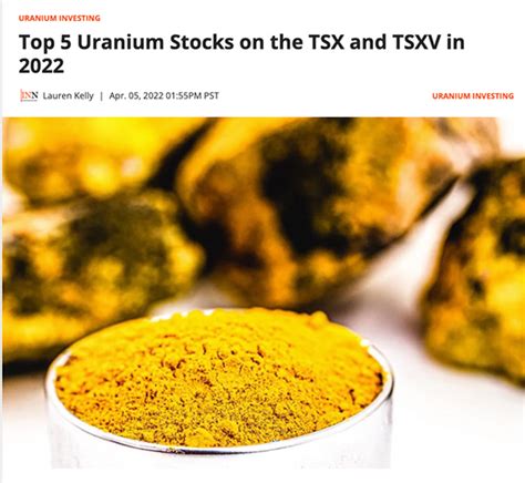 Blue Sky Uranium Corp Top 5 Uranium Stocks On The Tsx And Tsxv In 2022 Inn