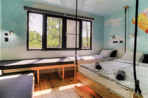 Quad Room : ARKABARKA Belgrade Hostel Apartments FEEL THE NATURE IN CITY