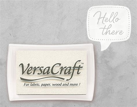 Ink Pad Versacraft White Large Etsy