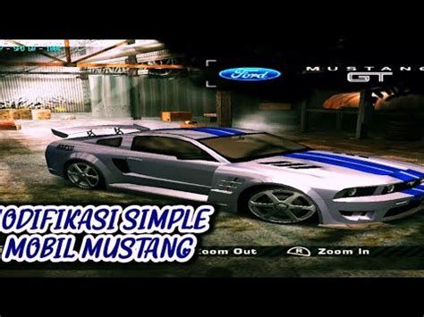 Need For Speed Most Wanted Anroid MODIFIKASI SIMPLE MUSTANG GAME