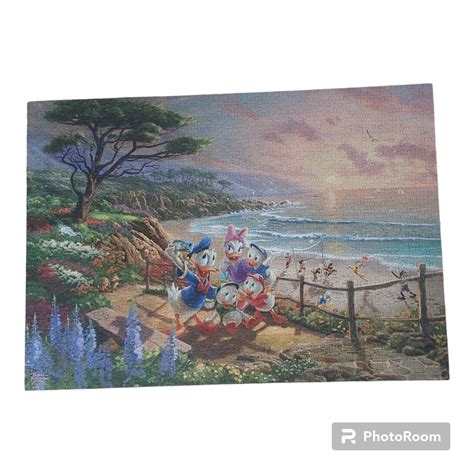 Schmidt Spiele Puzzle Thomas Kinkade Disney Donald Daisy A Duck