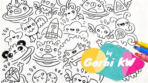 Peque Os Dibujos Para Tus Garabatos Dibujos F Ciles Y Kawaii Por