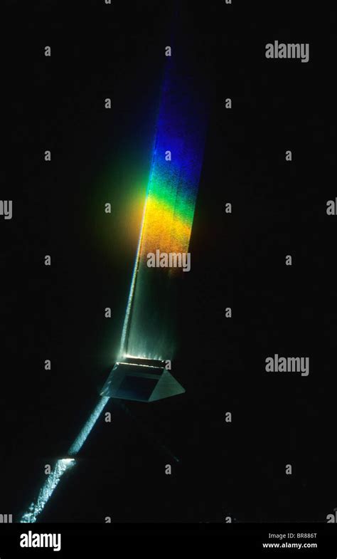 Prism Rainbow Science Demo Diffraction Light Spectrum Triangle Glass