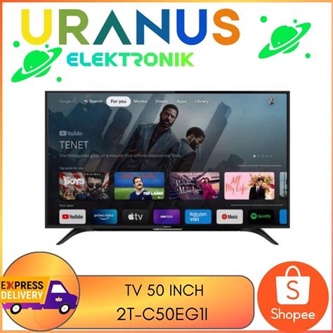 Jual Sharp 2T C50EG1I Smart TV Sharp 50Inch TV LED 4K UHD Garansi Resmi