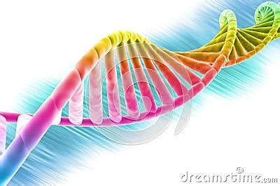 DNA Strand Bright And Colorful Stock Images - Image: 18766654