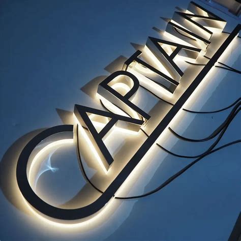 Custom Outdoor Led Sign Storefront Logo Sign Led Channel Letter Outside