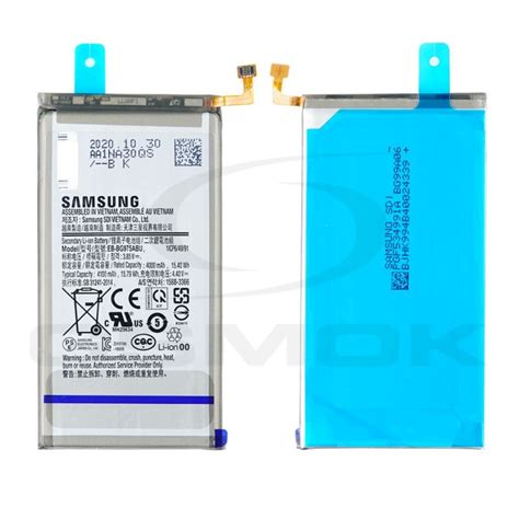 Bateria Samsung G975 Galaxy S10 Plus Eb Bg975abu Gh82 18827a 4100mah Oryginał Bulk Gsmokpl