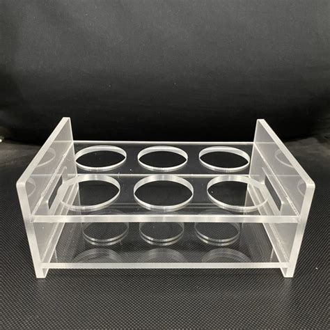 Jual 6 Hole Clear Acrylic Shot Glass Holder Rack Serving Tray Tequila Shot Rak Sloki Shopee