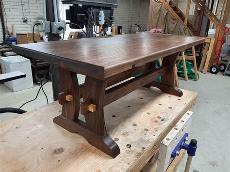 Solid walnut coffee table : r/woodworking