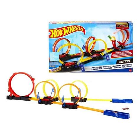 Pista Hot Wheels Action Corrida Multi Loop Mattel Hdr83 Pistas Magazine Luiza