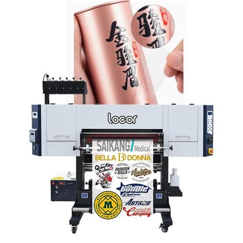 Locor 60cm UV Roll Label Sticker UV Dtf Plotter Printer Cold Transfer