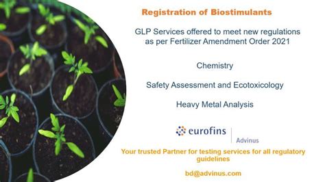 Registration Of Biostimulants Crop Protection Registration Guidelines