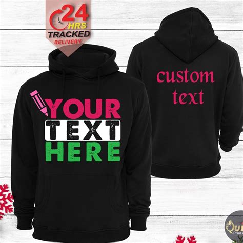 Personalised Hoodies Etsy Uk