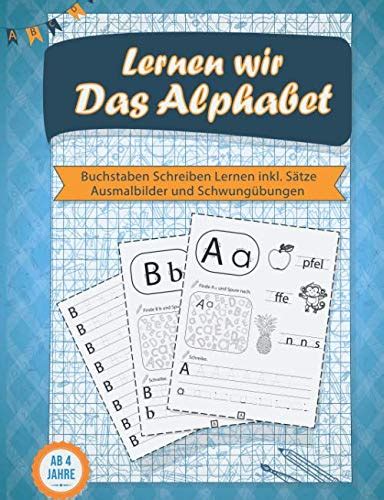 Lernen Wir Das Alphabet Buchstaben Schreiben Lernen Und Üben I