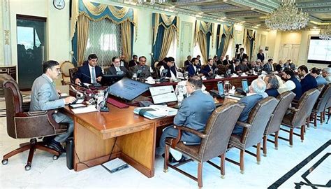 Pm Kakar To Chair Federal Cabinet Meeting Today