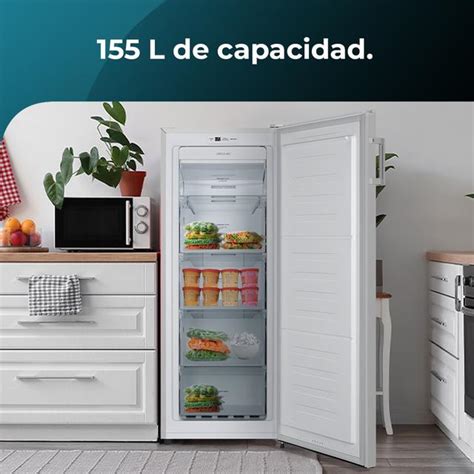 Bolero CoolMarket UF 155 White E Congelador Vertical 155 L Cecotec