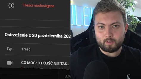 Karolek popularny polski youtuber dostał bana za jeden ze swoich