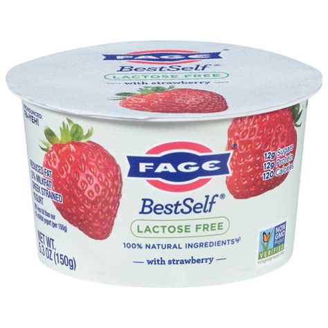 Save On FAGE BestSelf Lactose Free Reduced Fat Strawberry Strained