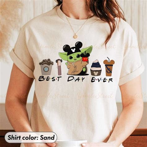 Best Day Ever Shirt Baby Yoda Disney Shirt Disney Matching Inspire