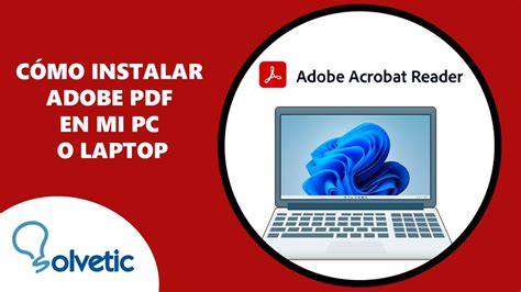 Como Instalar Adobe PDF En Mi PC O Laptop Adobe Reader YouTube