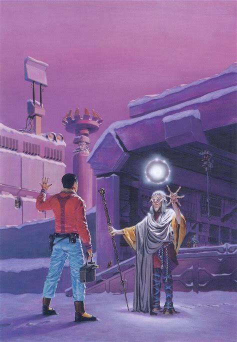 S Sci Fi Art On Twitter An Amazing Richard Hescox Alien With Wizard