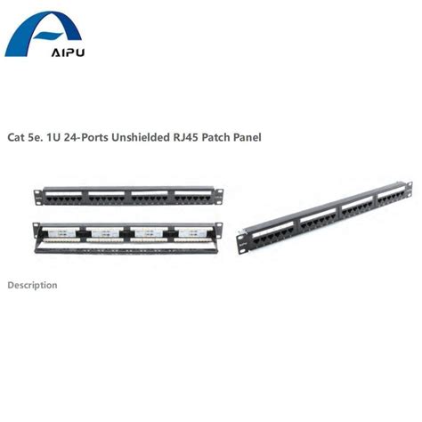 Aipu Cat E U Ports Rack Unshielded Rj Fast Link Patch Panel