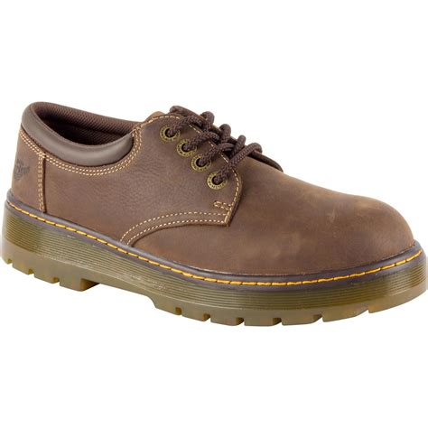 Mens Steel Toe Black Work Oxford Shoe Dr Martens Bolt